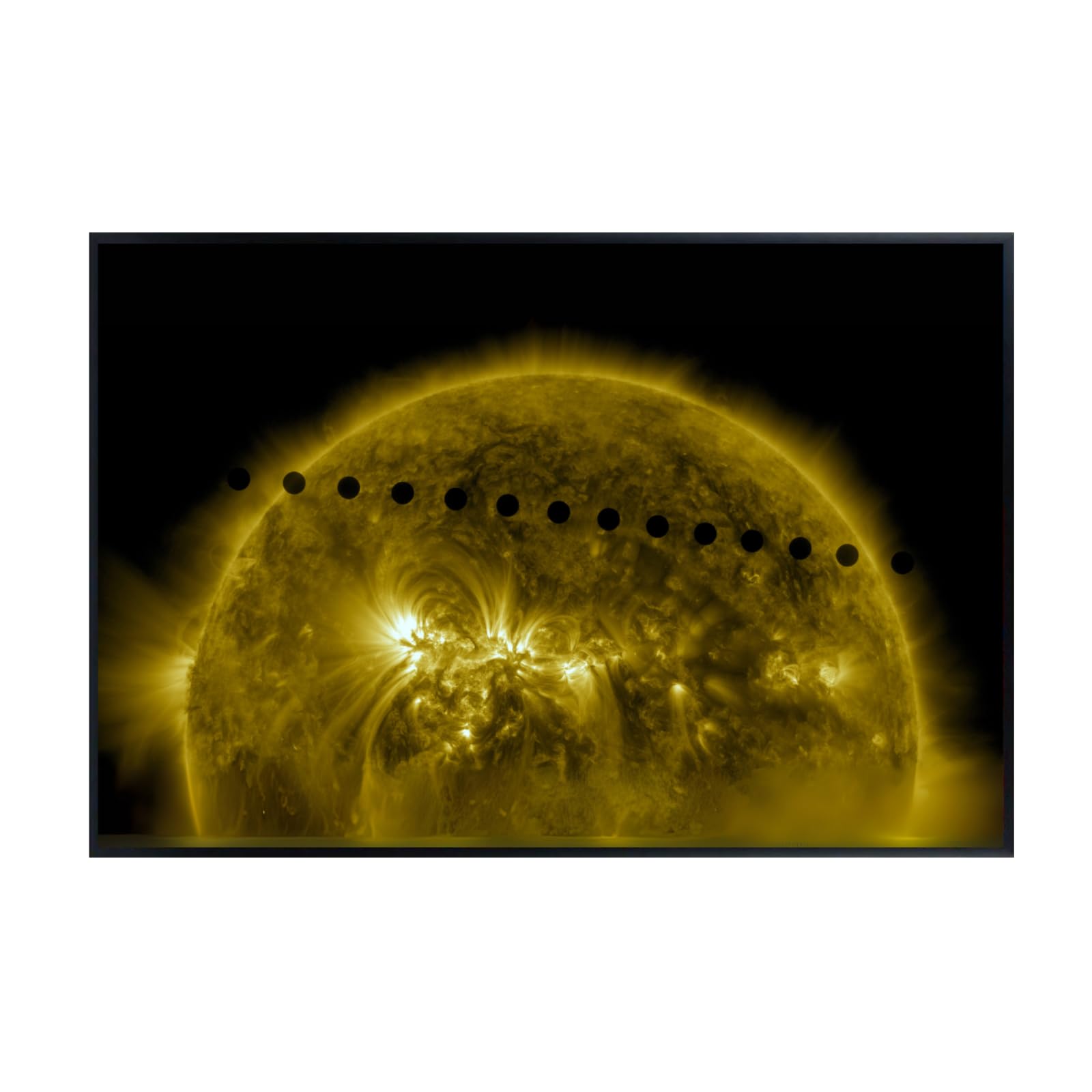 Blessed Posters Venus Poster – Night Sky Wall Art Print for Home, Bedroom, Living Room, Office – Space Astronomy Artwork