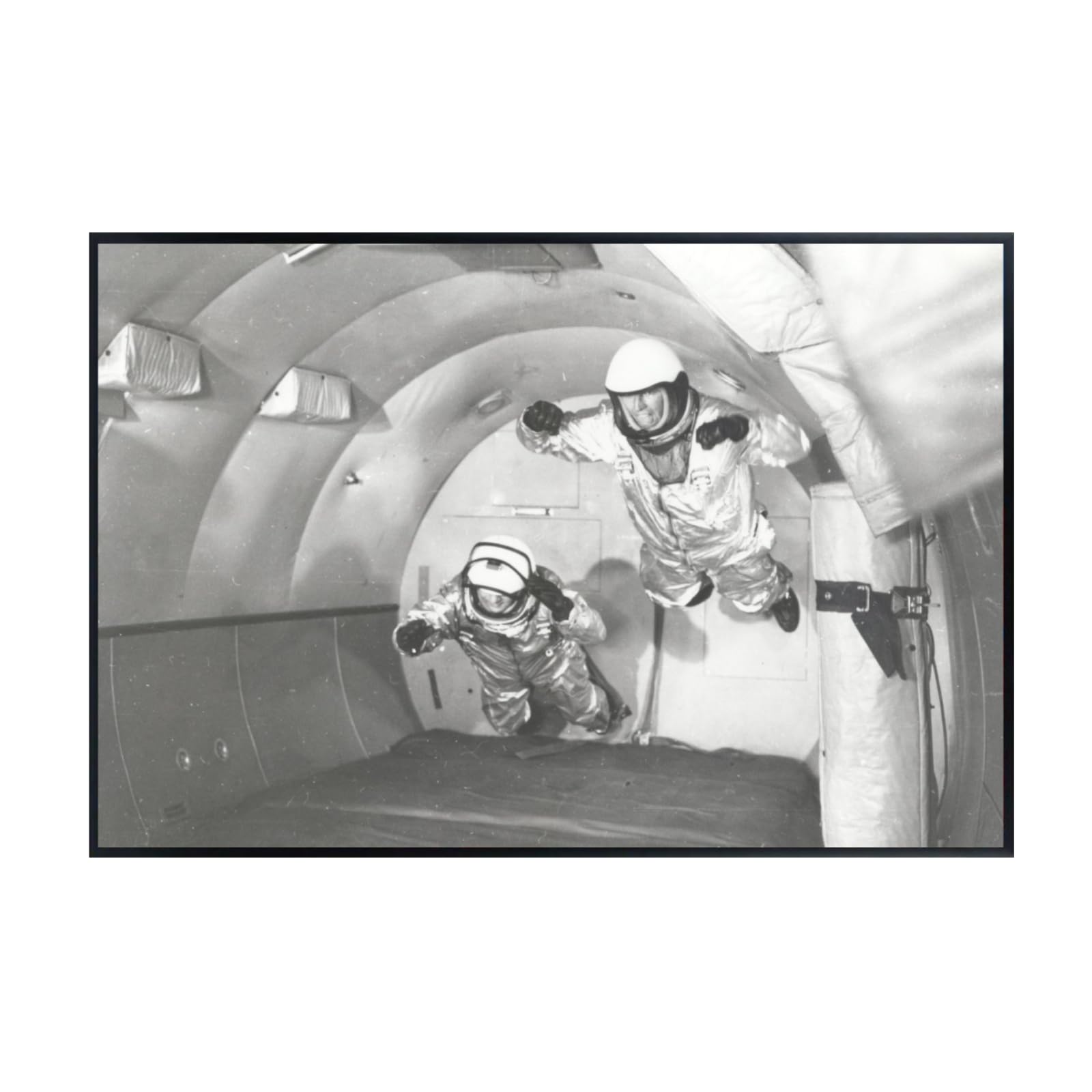 Blessed Posters Mercury Astronauts Poster – Night Sky Wall Art Print for Home, Bedroom, Living Room, Office – Space and Astronomy Photography Artwork