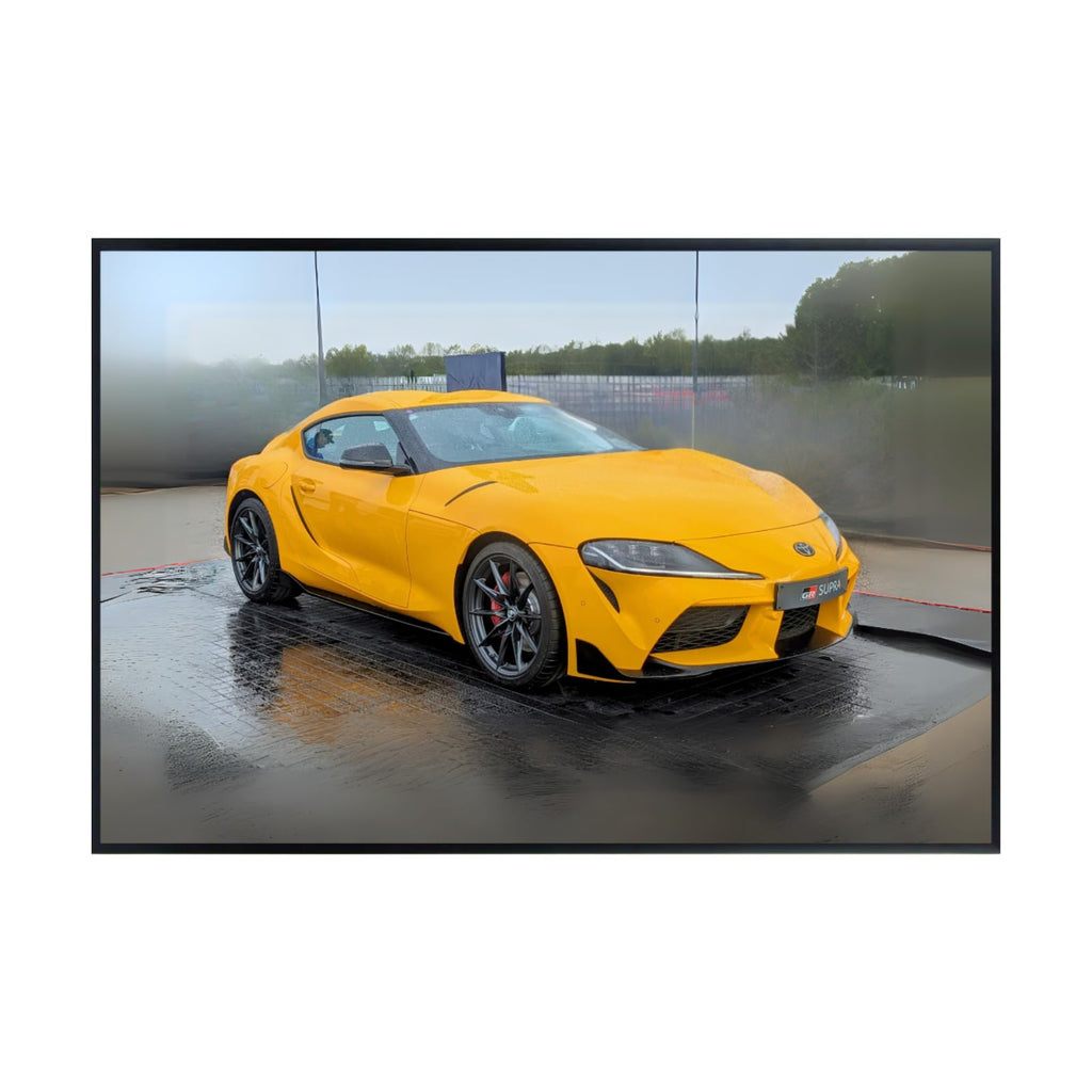 Blessed Posters Toyota Supra MK4 A80 Poster Iconic JDM Exotic Car Wall Art for Garage Office Bedroom Living Room Decor