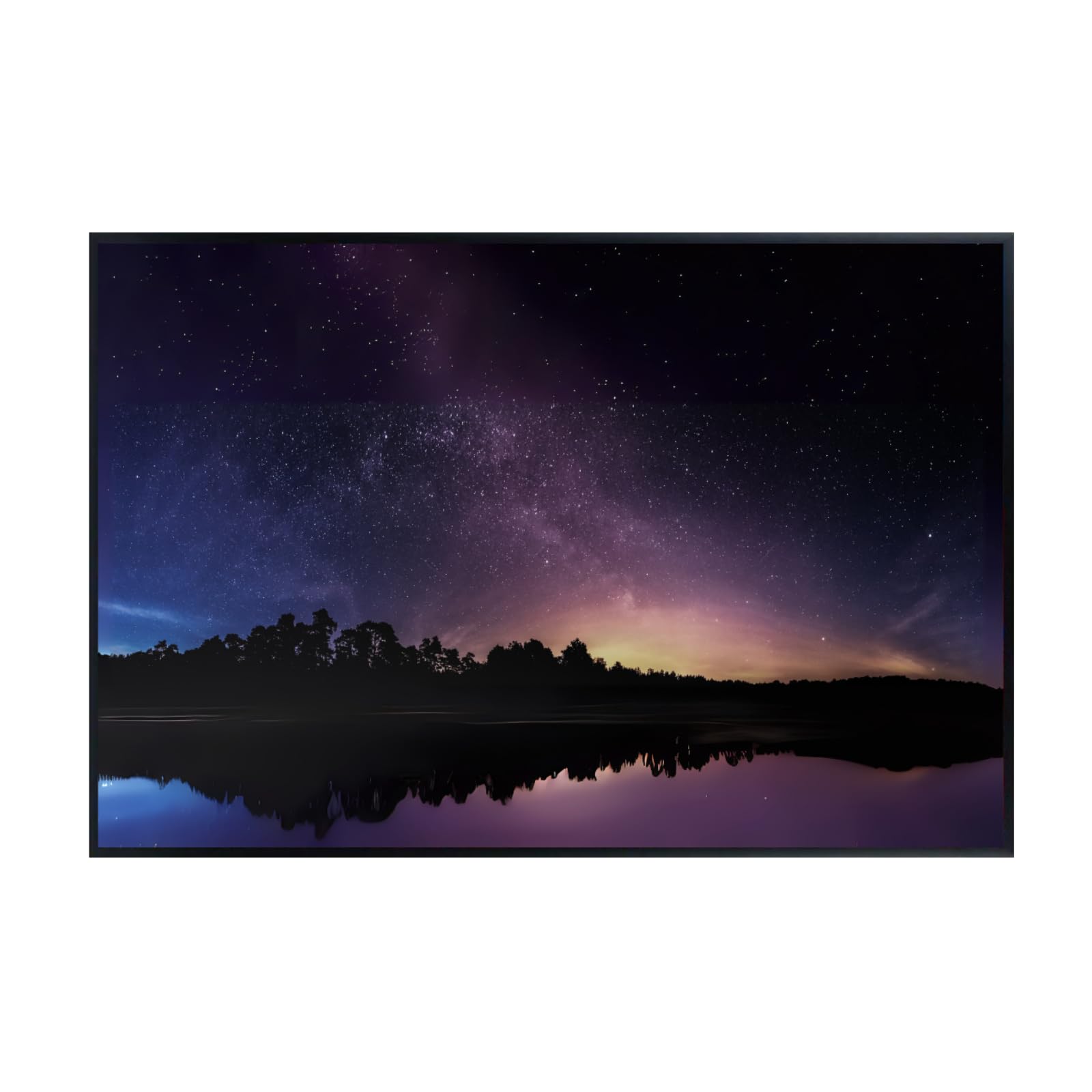 Blessed Posters Starry Sky Poster – Galaxy Night Sky Wall Art for Bedroom Living Room Office or Home Decor – Space Astronomy Print