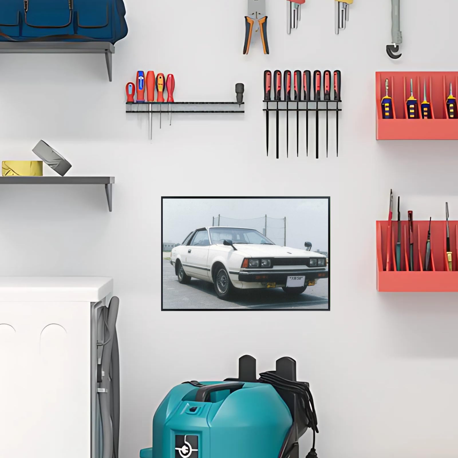 Blessed Posters Nissan Silvia S13 S14 Poster – Classic JDM Drift Car Wall Art for Garage Bedroom Office or Living Room – Retro Japanese Automotive Decor