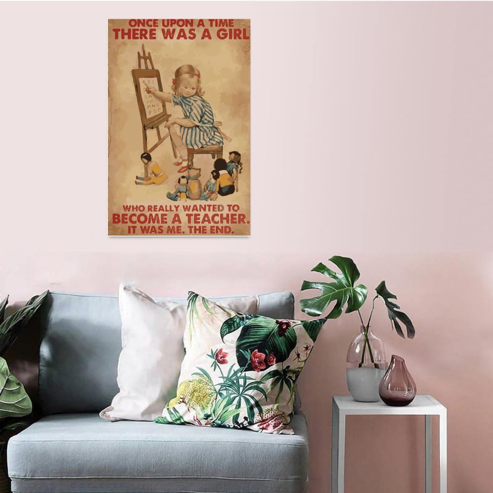 Motivational Quotes Print for Teacher Wall Art Poster Classroom Decor Teacher Appreciation Gift