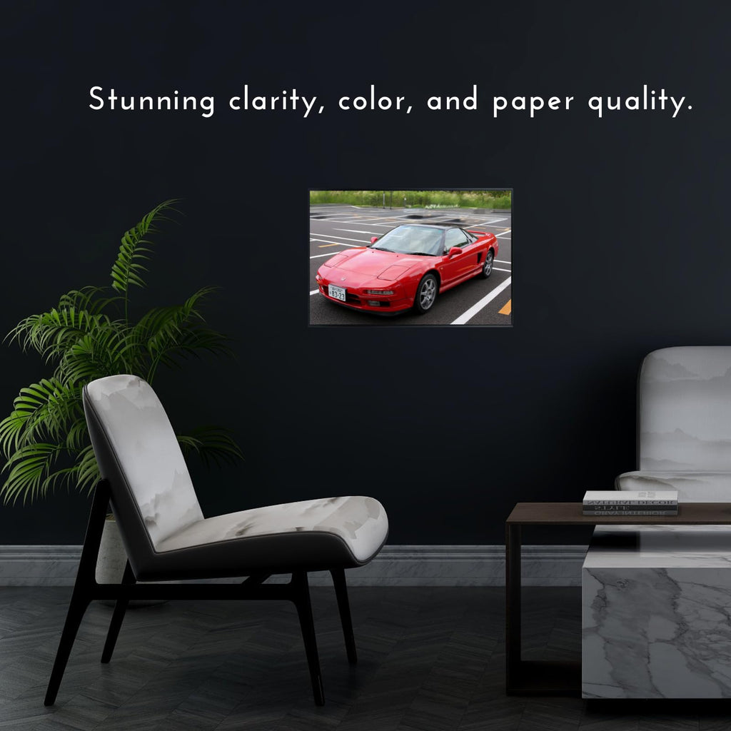 Blessed Posters NSX NA1 Wall Art – Legendary JDM Performance Car Print for Home Studio Garage or Man Cave Decor