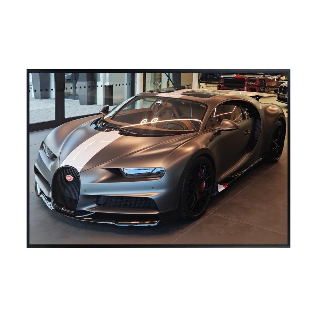 Blessed Posters Bugatti Chiron Wall Art – Modern Supercar Poster for Garage, Bedroom, or Office – Luxury Hypercar Print – Automotive Decor Gift for Car Enthusiasts