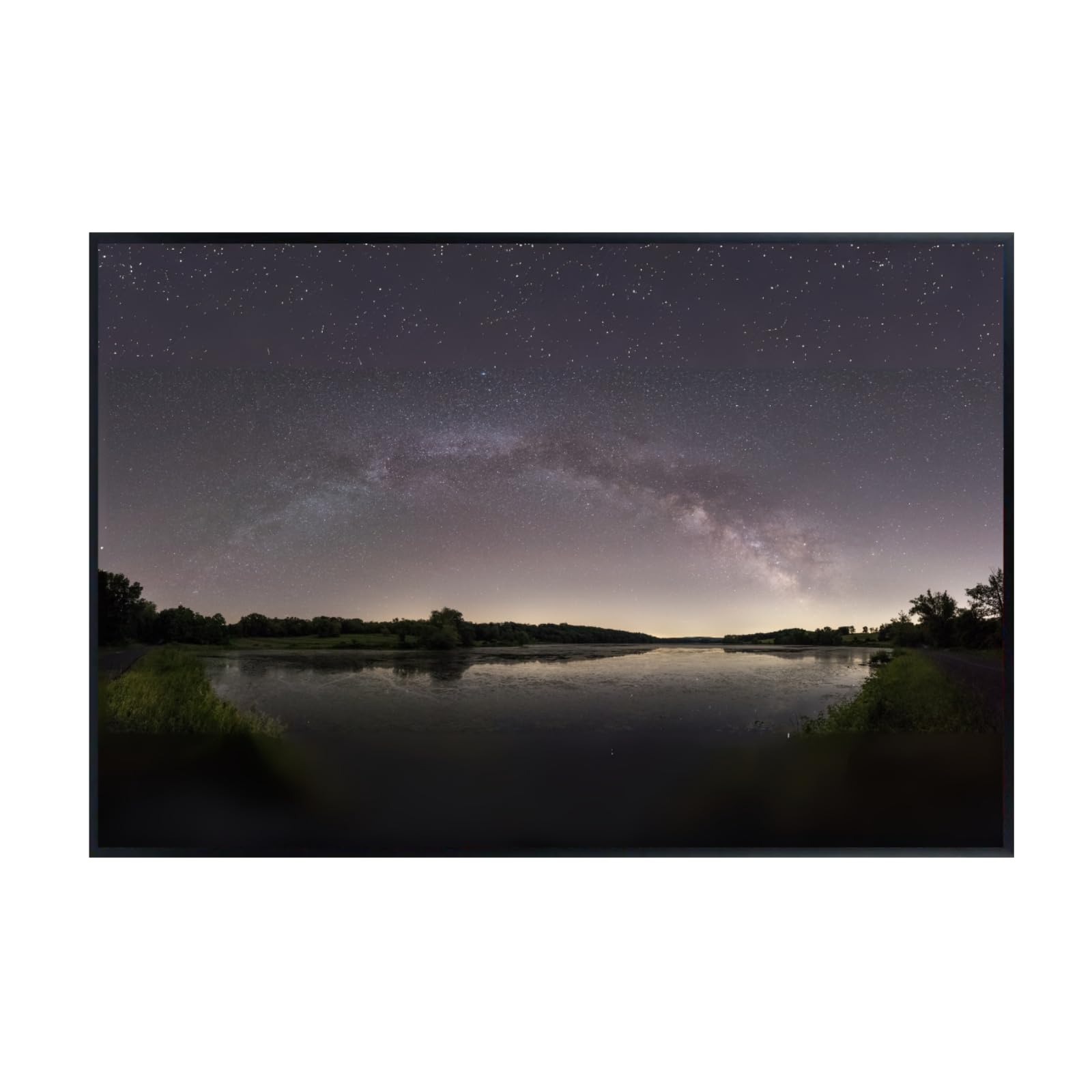 Blessed Posters Milky Way Panorama Wall Art – Galaxy Night Sky Poster for Bedroom, Living Room, Office, or Home Decor – Space Astronomy Photography Print