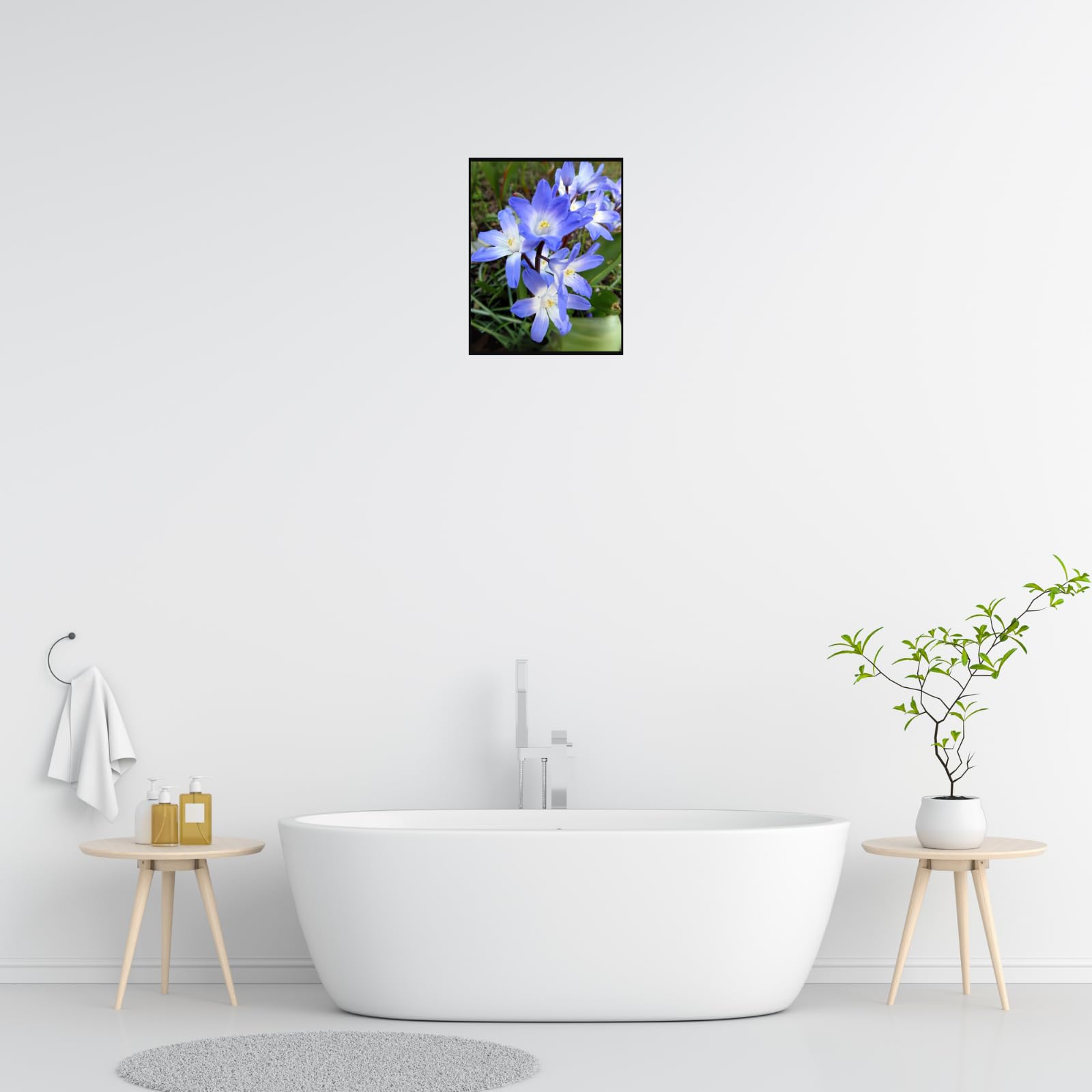 Spring Starflower Botanical Poster – Vintage Flower Illustration Wall Art for Home Decor, Nature-Inspired Botanical Print, Aesthetic Floral Artwork for Living Room, Bedroom & Office