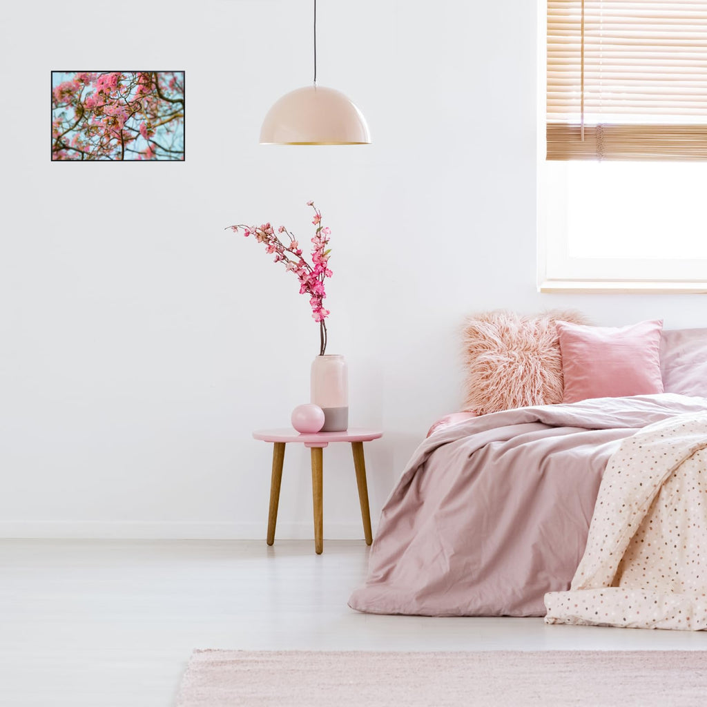 Tabebuia Rosea Wall Art Poster – Botanical Flower Print for Home Decor, Nature-Inspired Floral Art for Living Room, Bedroom, or Office – Elegant Botanical Poster