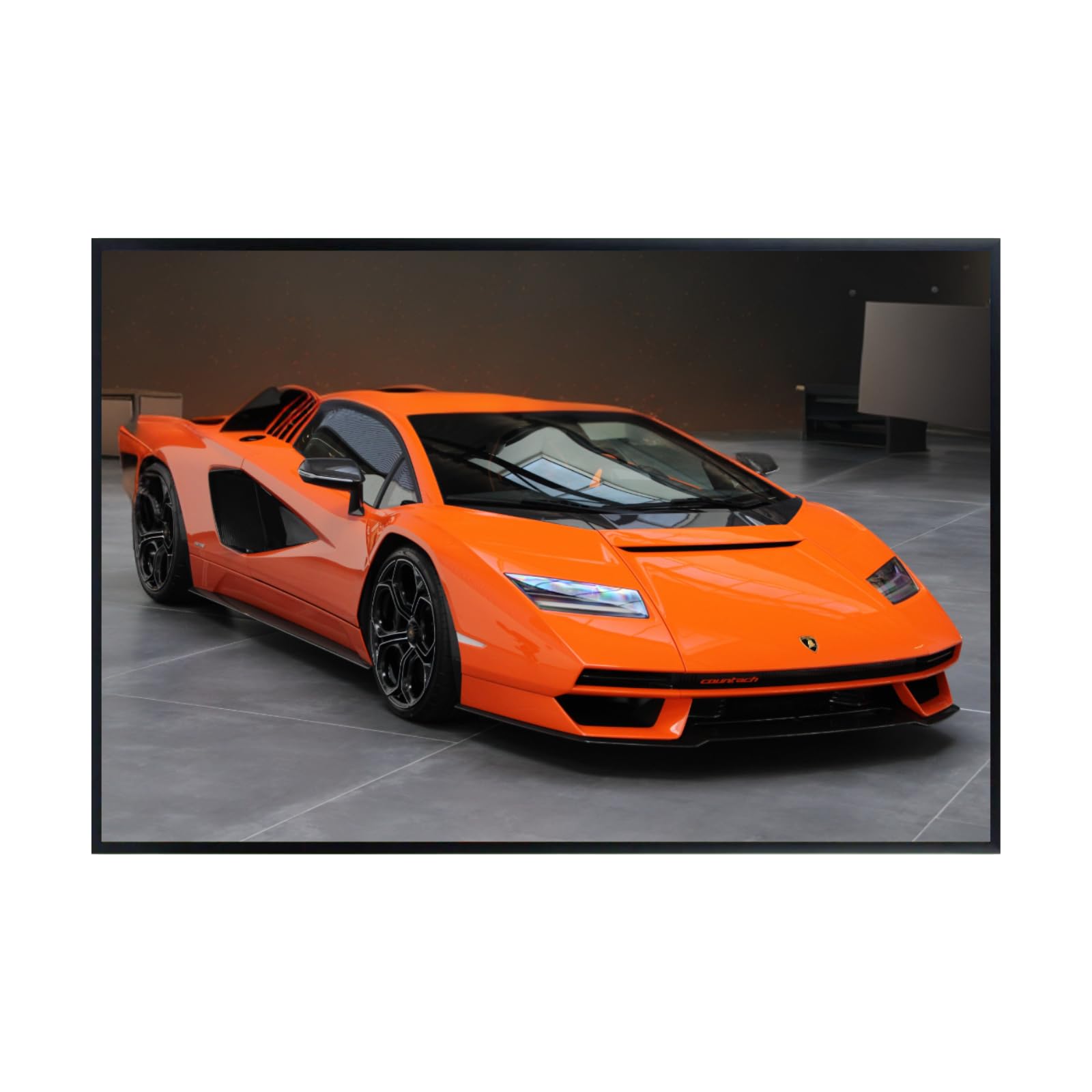 Blessed Posters Lamborghini Aventador SVJ Poster – Italian Supercar Wall Art for Garage, Office, Bedroom, or Living Space – Exotic Hypercar Decor