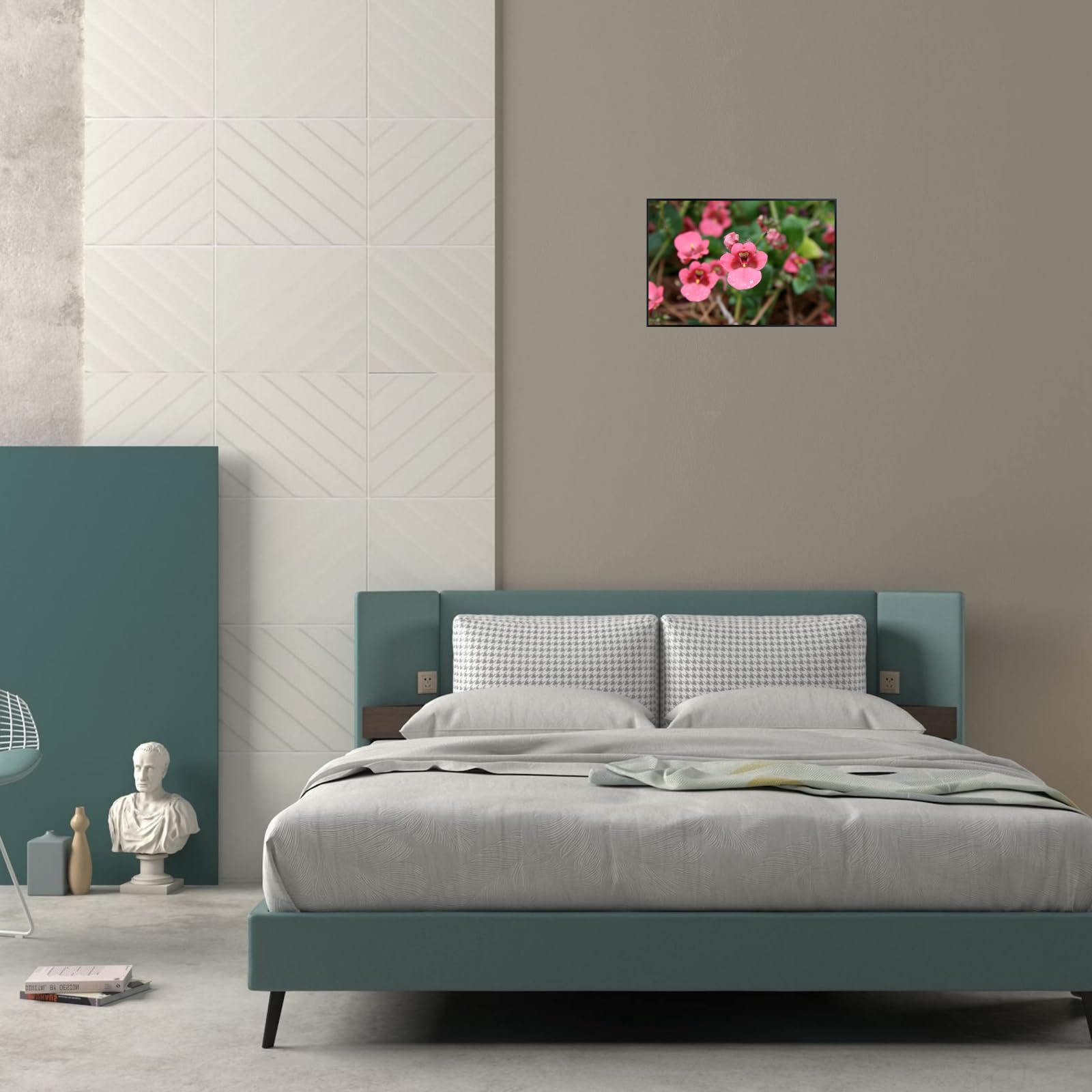 Diascia Barberae Ruby Field Poster – Floral Wall Art for Home Decor, Botanical Flower Print, Bedroom & Living Room Wall Decor