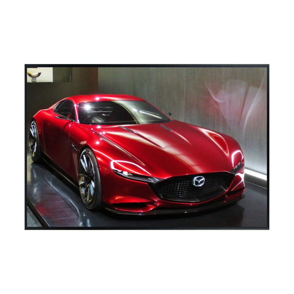 Blessed Posters Mazda RX-7 FD Wall Print – Legendary Japanese Performance Car Artwork for Home Studio or Man Cave – Retro Tuner Culture Decor