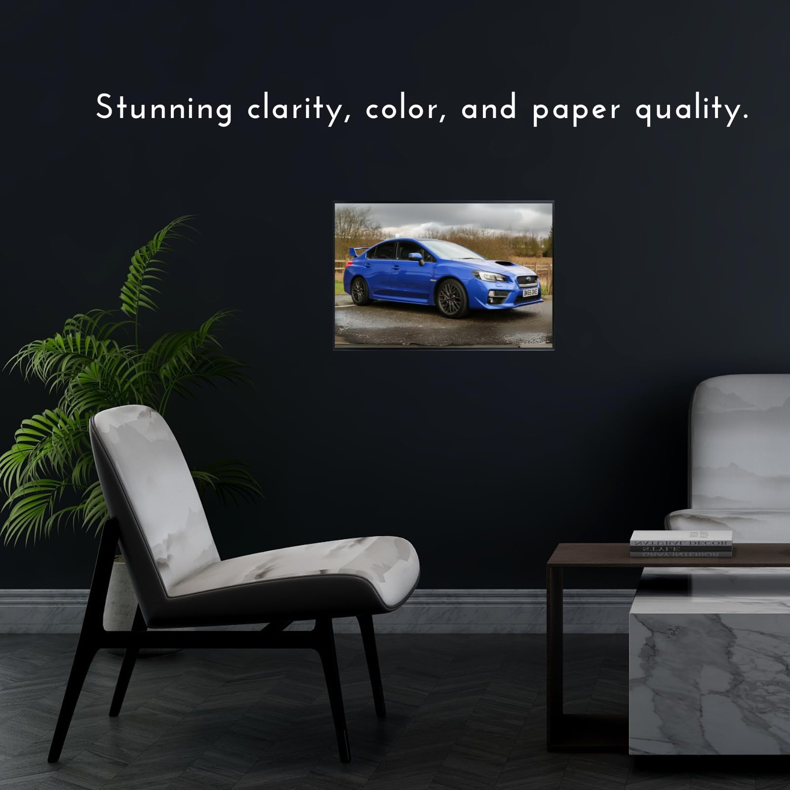 Blessed Posters Subaru WRX STI GD Wall Poster – Iconic JDM Rally Car Art for Garage Bedroom Office or Living Room – Vintage Japanese Auto Decor
