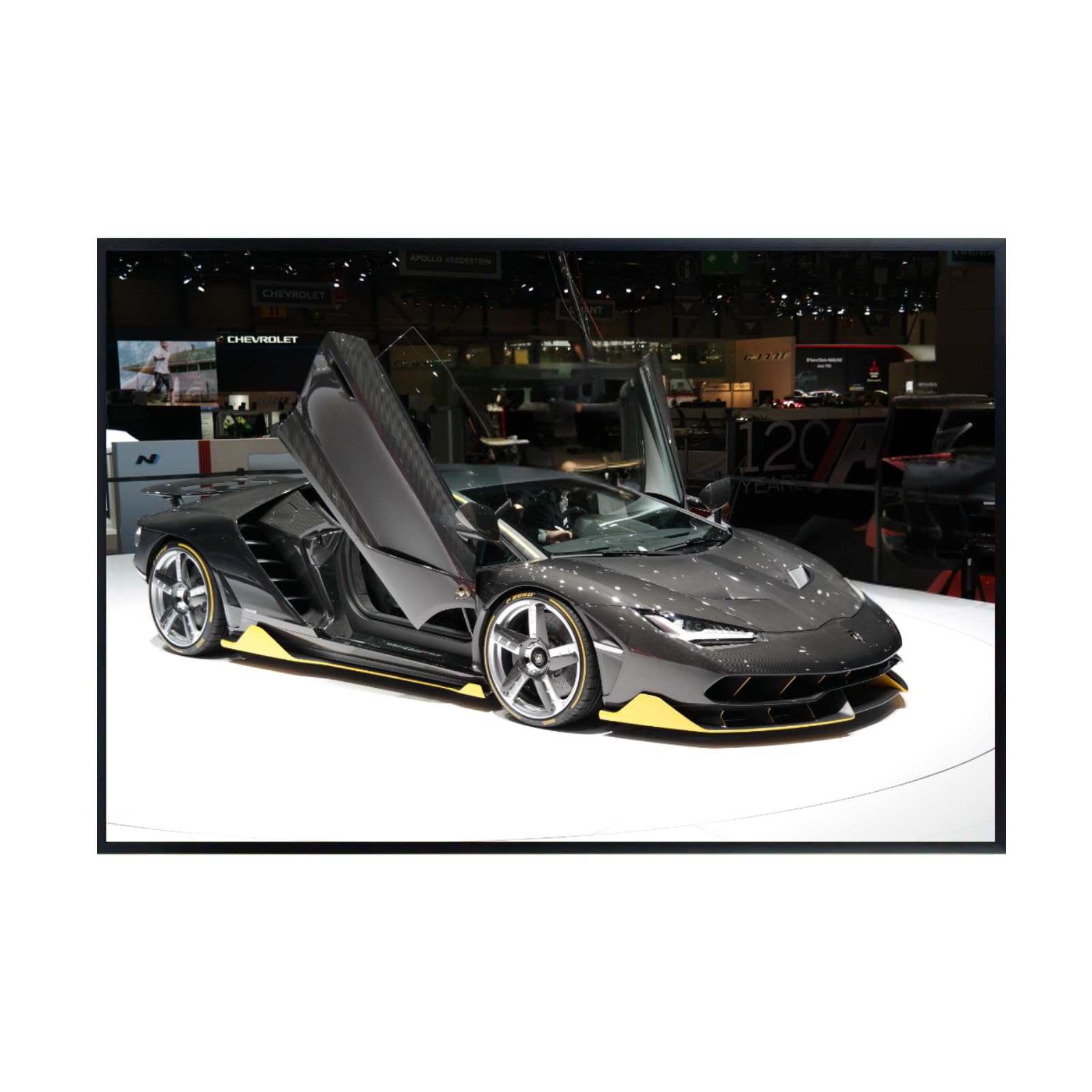 Blessed Posters Lamborghini Aventador SVJ Poster – Luxury Supercar Wall Art Print, Hypercar Artwork for Garage, Office, Bedroom, or Living Room Decor