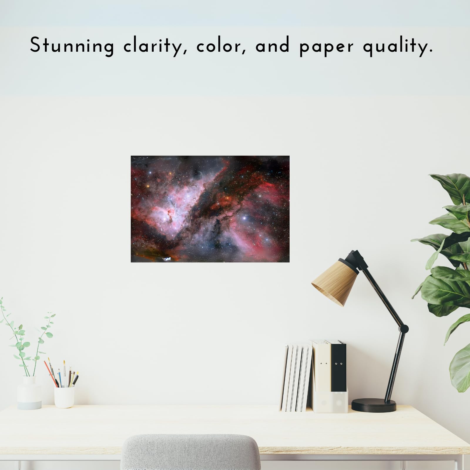 Blessed Posters Carinae Nebula Poster – Night Sky Wall Art Print – Space Astronomy Photography for Bedroom Living Room Home Office Decor