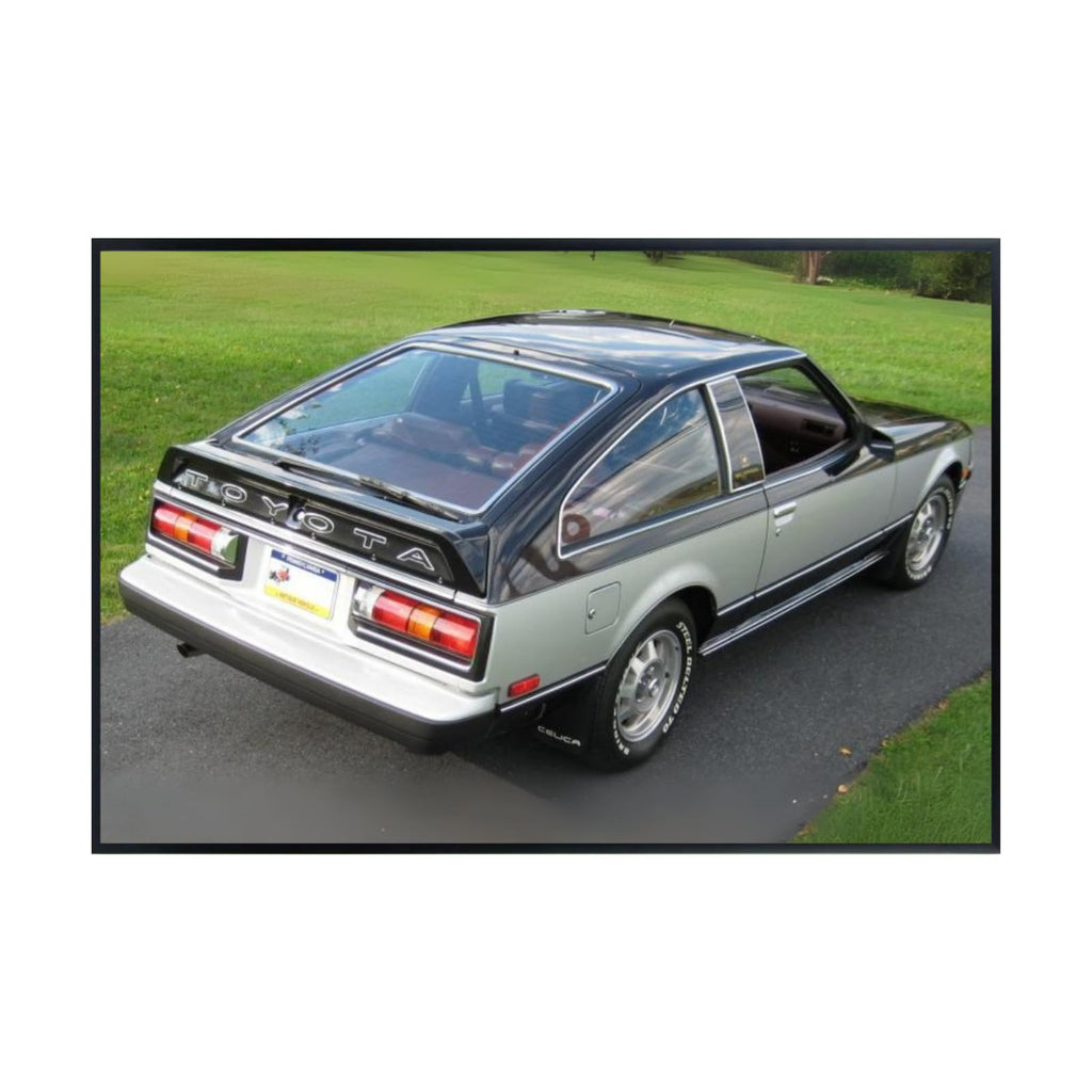 Blessed Posters Toyota Supra MK4 A80 Wall Art – JDM Car Racing Poster for Garage, Bedroom, or Living Room – Classic Japanese Sports Car Print – Modern Automotive Decor Gift