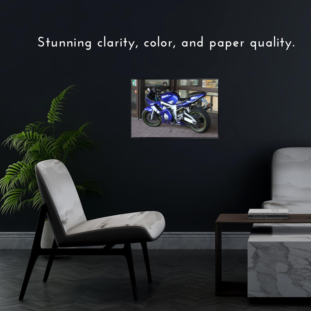 Yamaha R6 K265 Poster - Sport Motorcycle Wall Art Decor  for  Garage, Living Room or Man Cave