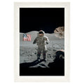 Apollo Moon Landing Poster – NASA Space Wall Art – Astronaut Photography Print for Space Lovers and Aerospace Gifts