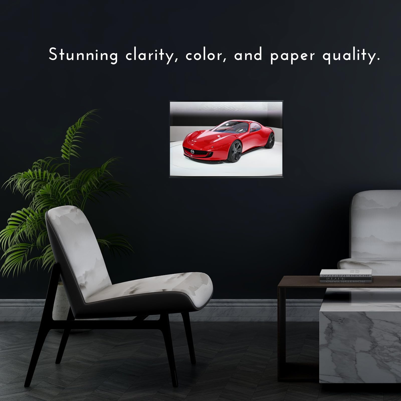 Blessed Posters Mazda RX-7 FD Poster – Classic Japanese Sports Car Wall Art for Garage Bedroom Office or Living Space – Vintage JDM Decor Accent