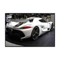 Blessed Posters Koenigsegg Jesko Poster – Hypercar Wall Art Print – Luxury Car Poster for Garage Office Bedroom Living Room Décor
