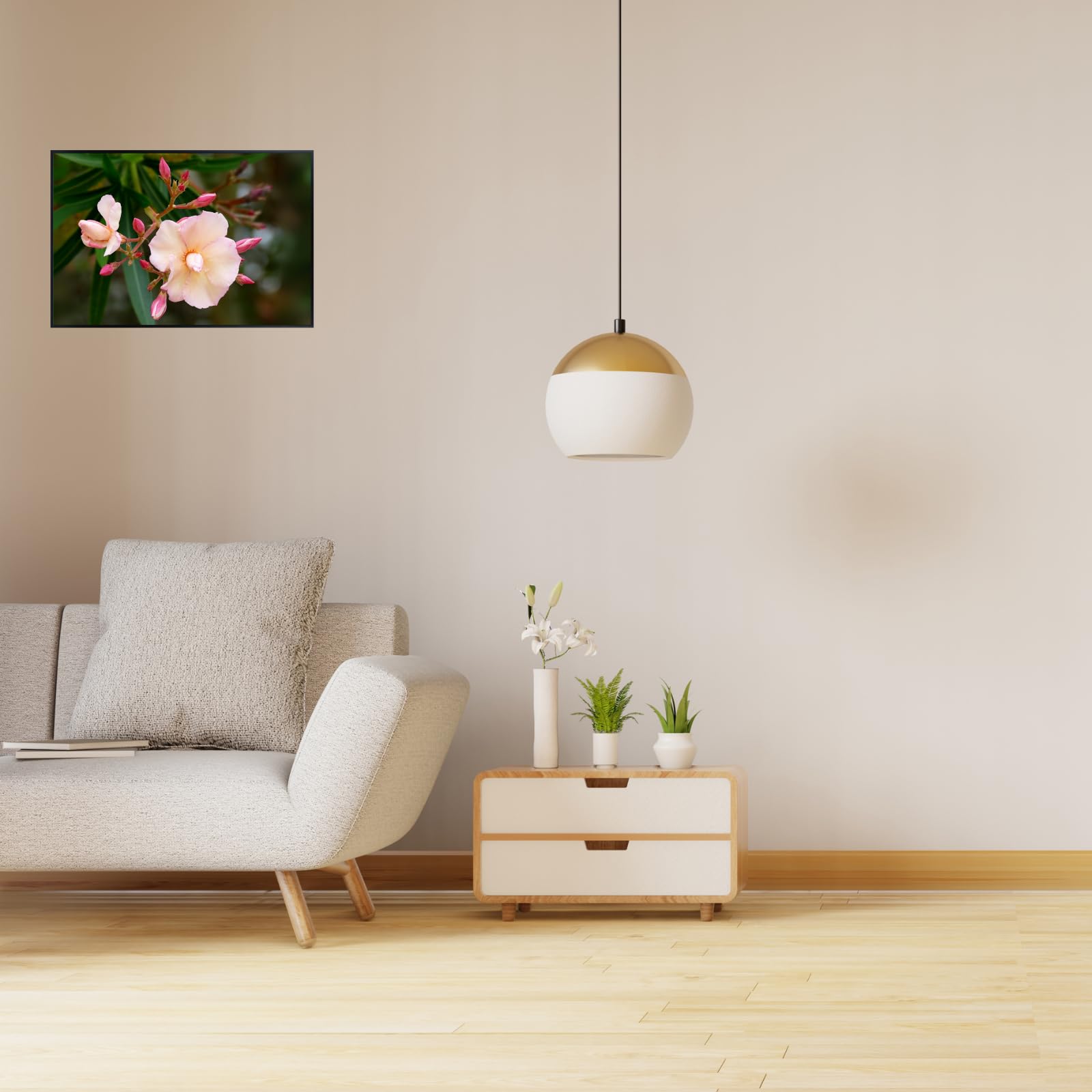 Nerium Oleander Wall Art Poster – Botanical Flower Print for Home Decor, Nature-Inspired Art for Living Room, Bedroom, or Office – Elegant Floral Art Print