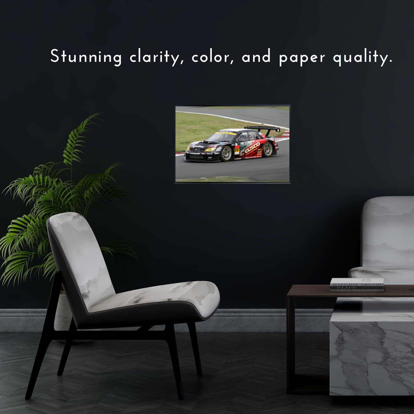 Blessed Posters Subaru WRX STI Poster – JDM Rally Car Wall Art Print, Classic Japanese Sports Car Artwork for Garage, Office, or Bedroom Decor