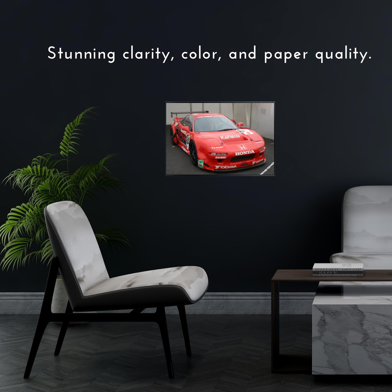 Blessed Posters NSX NA1 Poster – Legendary JDM Performance Car Wall Art for Garage Bedroom Office Living Room Auto Decor
