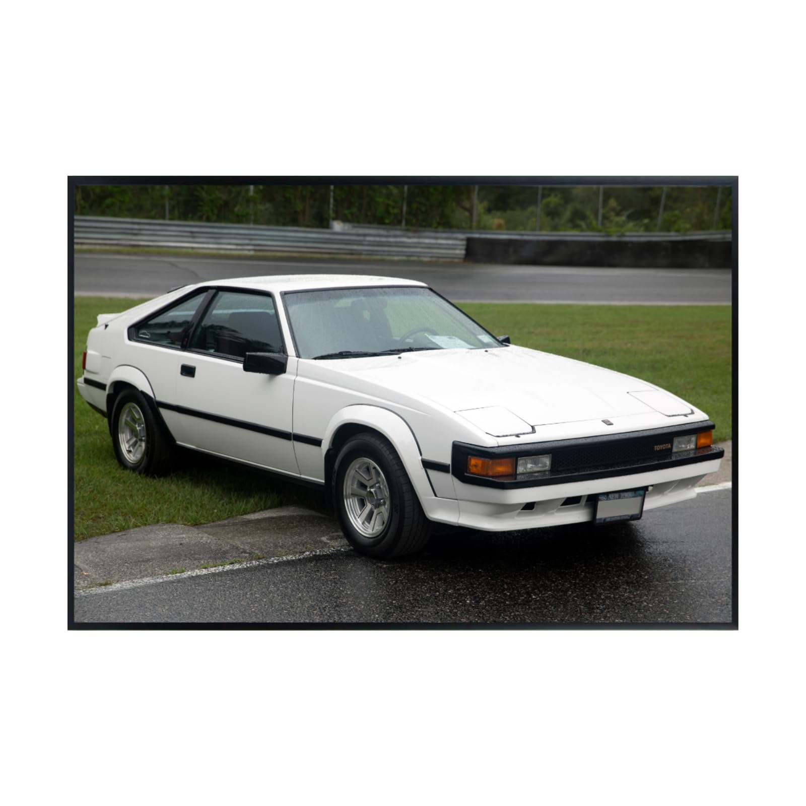 Blessed Posters Toyota Supra MK4 A80 Wall Art – JDM Sports Car Poster for Garage, Bedroom, or Living Room – Classic Japanese Performance Car Print – Automotive Racing Decor Gift