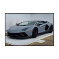 Blessed Posters Lamborghini Aventador Poster – Modern Supercar Wall Art Print, Hypercar Artwork for Garage, Office, Bedroom, or Living Room Decor