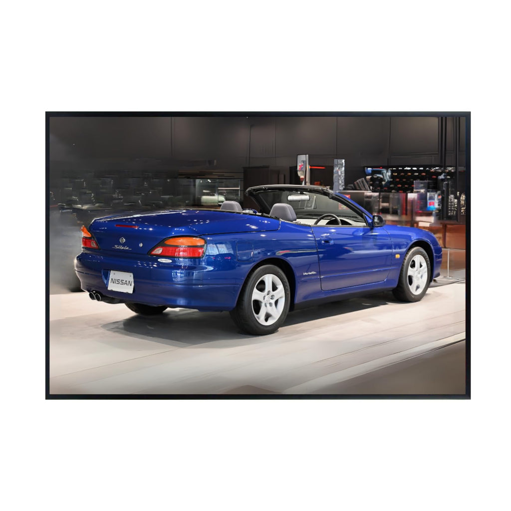 Blessed Posters Nissan Silvia S13 S14 Poster – Classic JDM Drift Car Wall Art for Garage Bedroom Office Living Room Retro Tuner Decor