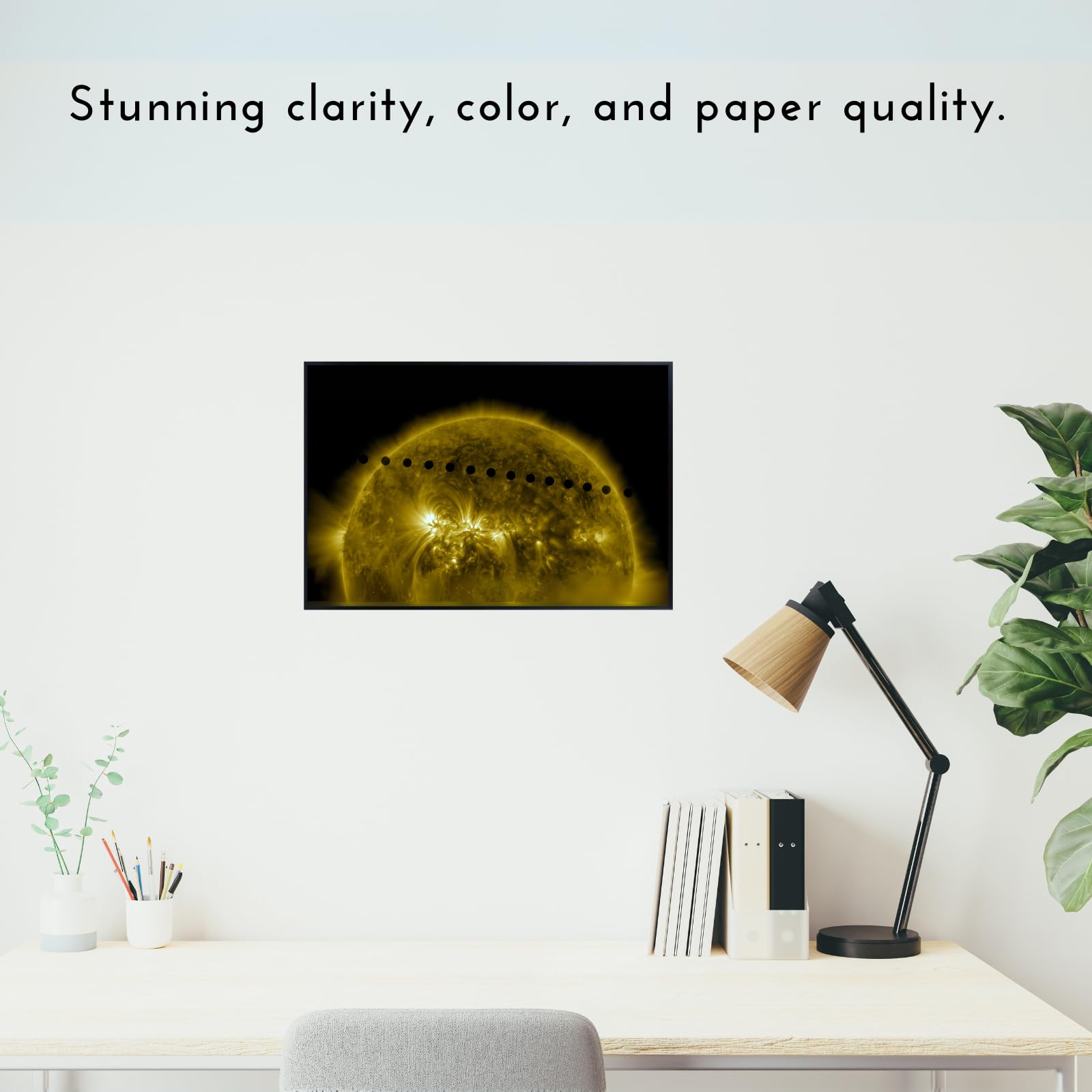 Blessed Posters Venus Poster – Night Sky Wall Art Print for Home, Bedroom, Living Room, Office – Space Astronomy Artwork