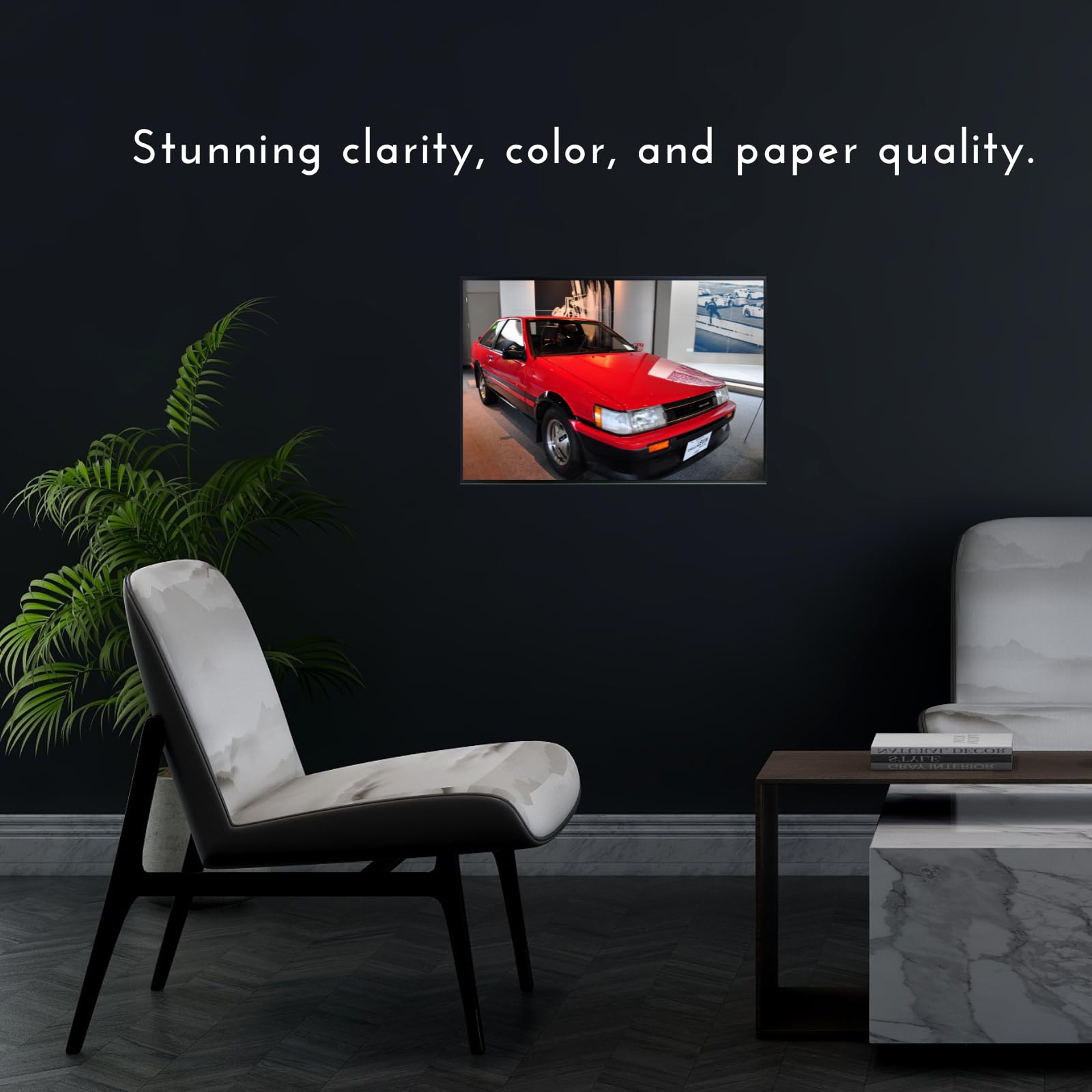 Blessed Posters AE86 Artwork – Retro Japanese Sports Car Poster for Office Bedroom Den – Timeless JDM Wall Accent