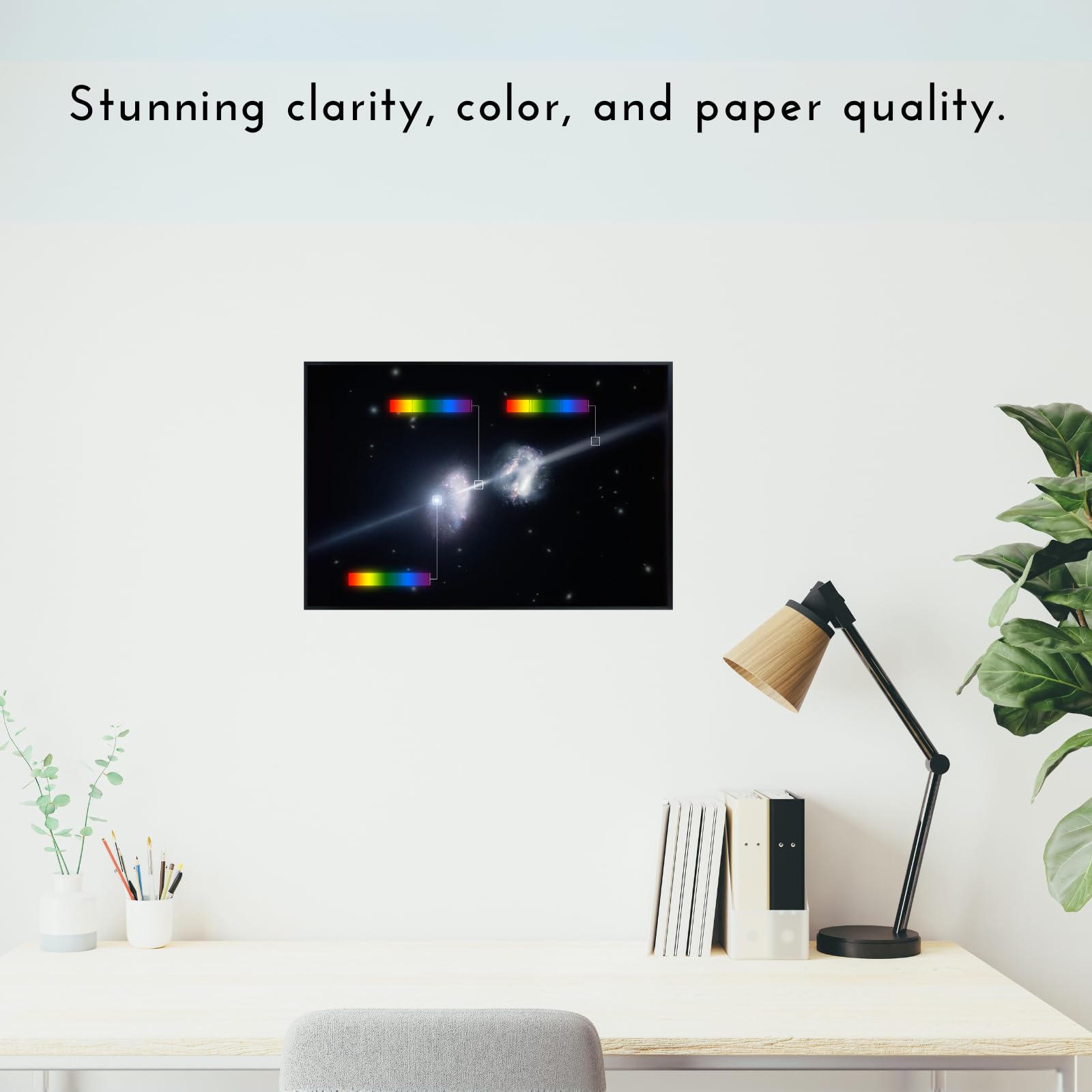 Blessed Posters Gamma-Ray Burst Early Universe Poster – Night Sky Wall Art Print for Home, Bedroom, Living Room, Office – Space Astronomy Photography Artwork