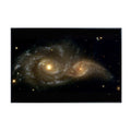 Blessed Posters NGC 2207 and IC 2163 Galaxy Collision Poster – Space Astronomy Wall Art Print for Home Office Bedroom Decor – Astrophotography Galaxy Artwork
