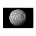 Blessed Posters Mimas Cassini 1 Poster – Night Sky Wall Art Print for Bedroom, Living Room, Office, or Home Decor – Space Astronomy Photography Artwork