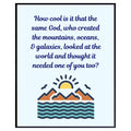 Blessed Posters How Cool Is It Wall Art Christian Wall Art Scripture Wall Decor Bible Verse Home Decoration Gift for Women Men