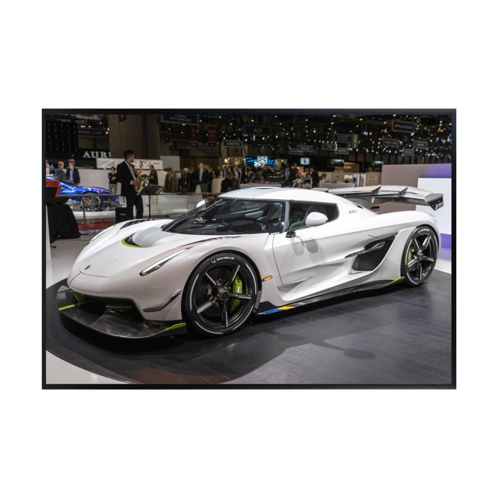 Blessed Posters Koenigsegg Jesko Poster – Luxury Supercar Wall Art Print – Exotic Car Poster for Home Office Garage Décor