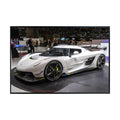 Blessed Posters Koenigsegg Jesko Poster – Luxury Supercar Wall Art Print – Exotic Car Poster for Home Office Garage Décor