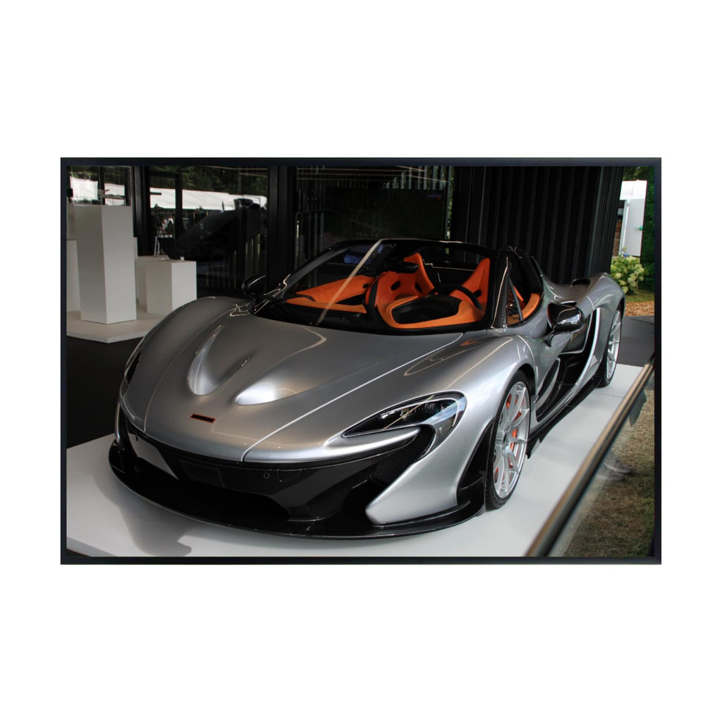 Blessed Posters McLaren P1 Wall Print – Luxury Hypercar Poster for Car Enthusiasts Garage Office Bedroom Décor – Exotic Car Gift