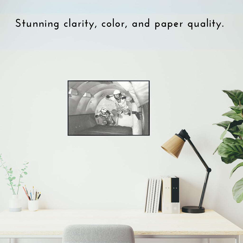 Blessed Posters Mercury Astronauts Poster – Night Sky Wall Art Print for Home, Bedroom, Living Room, Office – Space and Astronomy Photography Artwork