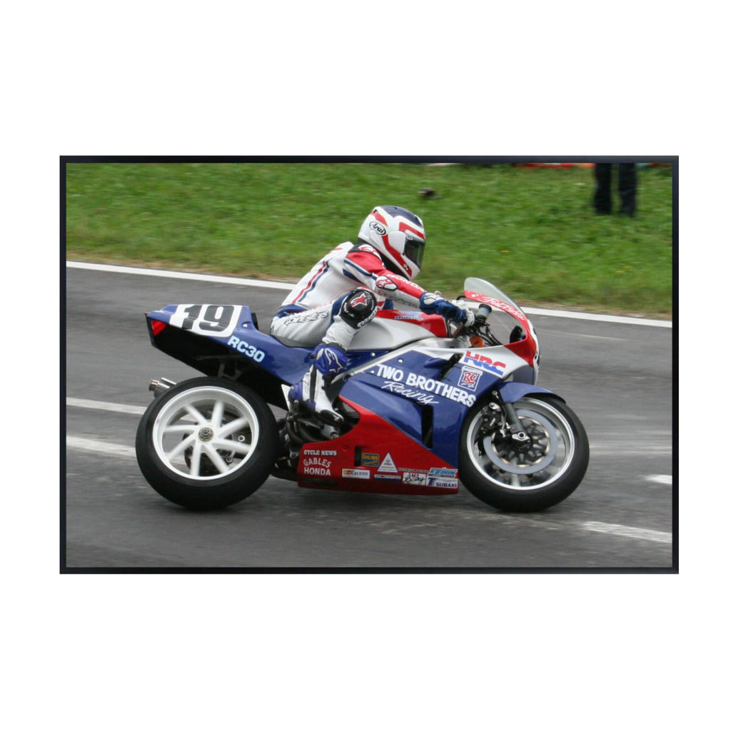 VFR750R RC30 Poster - Sport Motorcycle Wall Decor for Office, Living Room or Man Cave