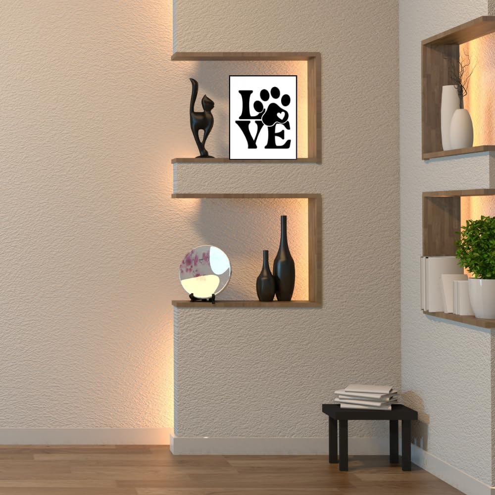 Doggy Wall Art Print - Doggy Love Home Décor Poster - Modern Pet Wall Art - Doggy Room Wall Decoration - Gifts for Doggy Owners