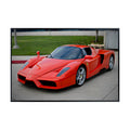 Blessed Posters Ferrari Enzo Poster – Exotic Luxury Supercar Wall Art – Italian Sports Car Print for Garage Office Bedroom Living Room Décor