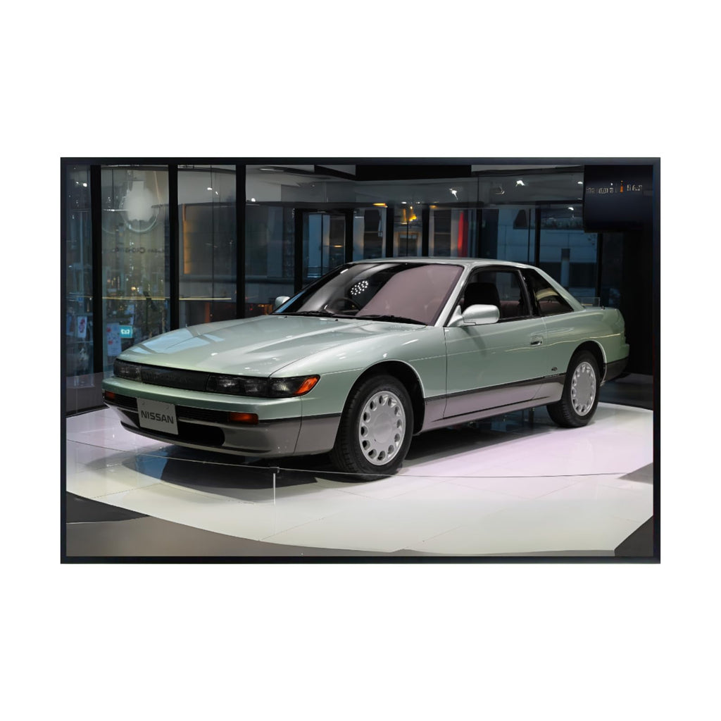 Blessed Posters Nissan Silvia S13 S14 Drift Car Poster – Retro Racing Inspired Wall Art for Garage Bedroom Office Studio High Octane Tuner Decor