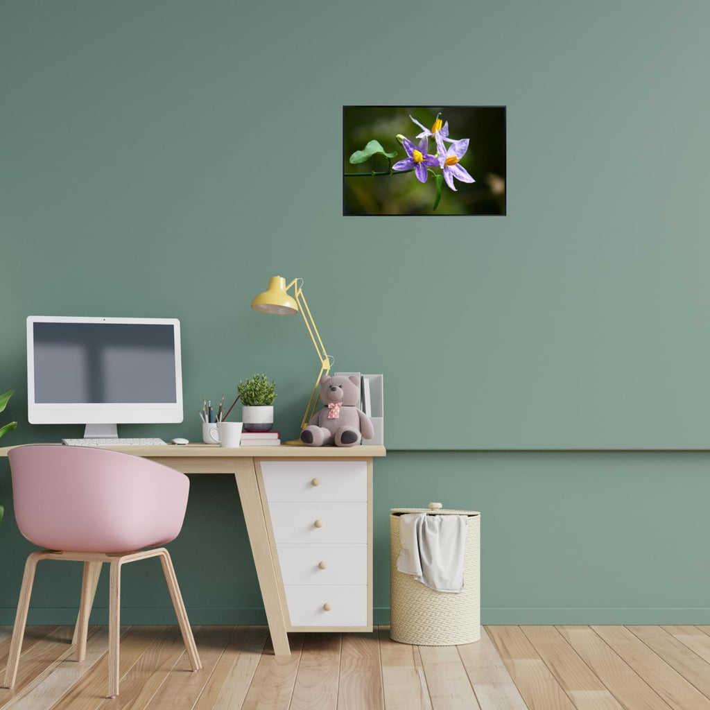 Solanum Trilobatum Poster – Botanical Wall Art Print for Home Decor, Living Room, Bedroom, or Office – Elegant Floral Nature Artwork