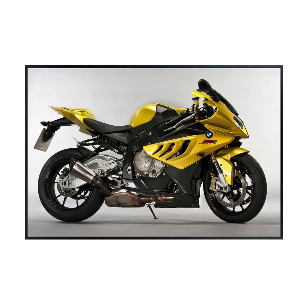 BMW S1000RR Poster – Sport Motorcycle Wall Art for Garage, Office, or Man Cave