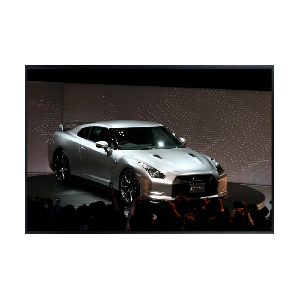 Blessed Posters Nissan GT-R JDM Poster – Racing Sports Car Wall Art Print for Garage, Office, Bedroom, or Living Room Automotive Decor