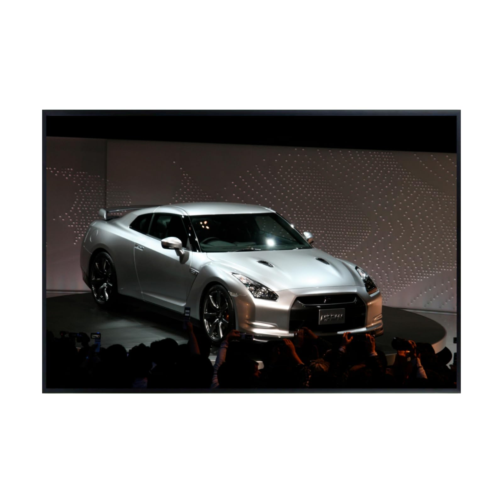 Blessed Posters Nissan GT-R JDM Poster – Racing Sports Car Wall Art Print for Garage, Office, Bedroom, or Living Room Automotive Decor