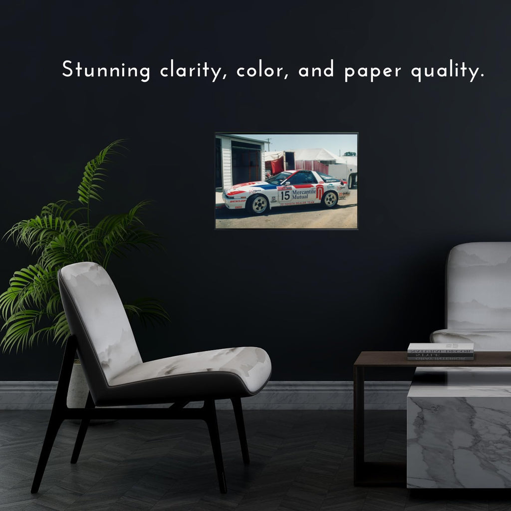 Blessed Posters Toyota Supra MK4 Wall Art – JDM Legend Car Poster for Garage, Bedroom, or Office – Japanese Sports Car Print – Classic Automotive Decor Gift