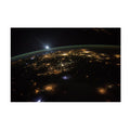 Blessed Posters Morning from the International Space Station Wall Art – Earth Sunrise from Space Poster – Astronomy Photography Print for Home Office Bedroom Decor
