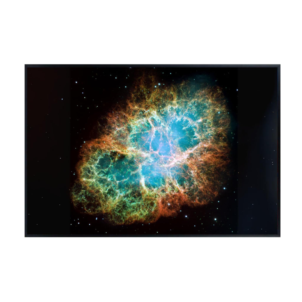 Blessed Posters Crab Nebula Poster – Galaxy Space Wall Art Print – Astronomy Photography Artwork for Bedroom Living Room Home Office Decor