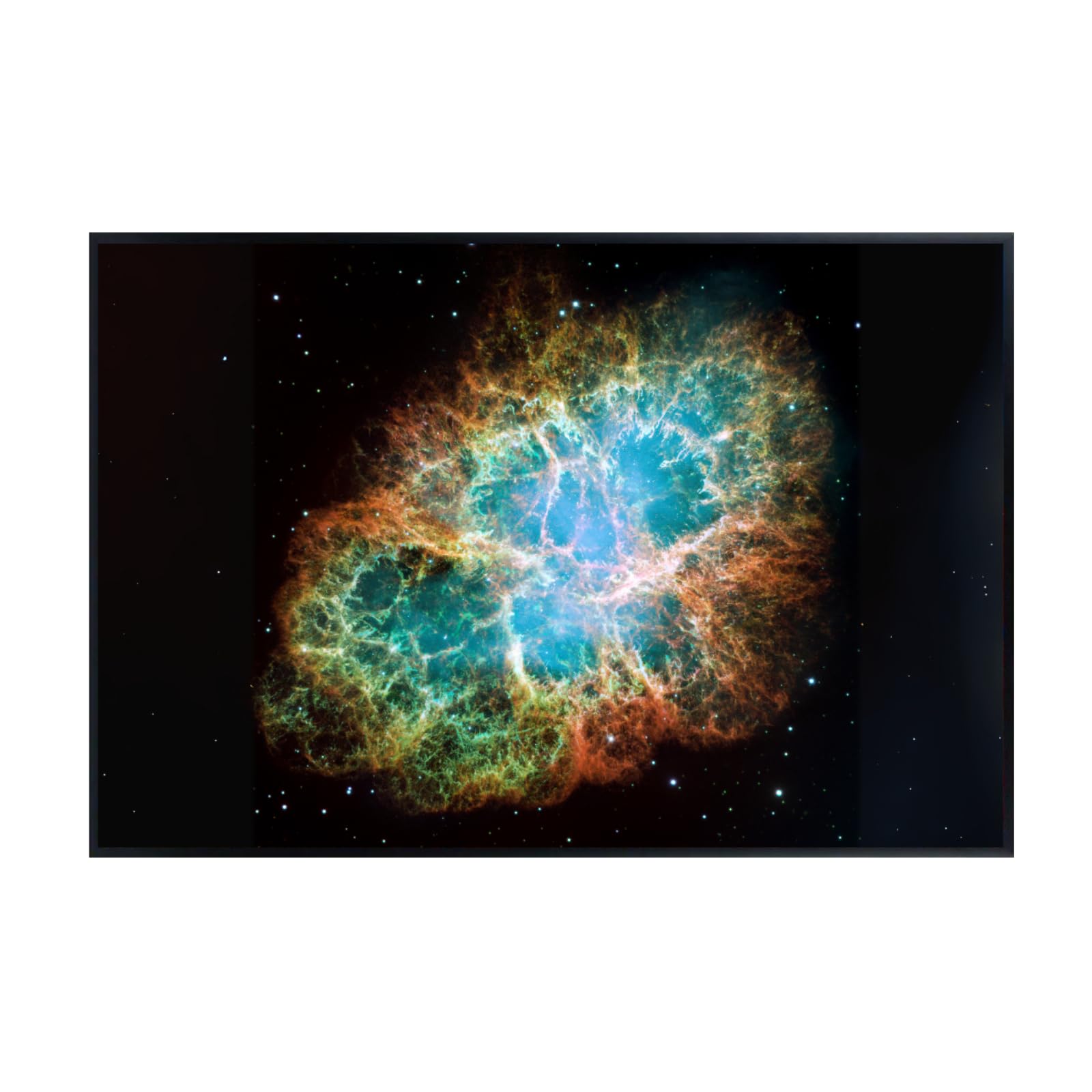 Blessed Posters Crab Nebula Poster – Galaxy Space Wall Art Print – Astronomy Photography Artwork for Bedroom Living Room Home Office Decor